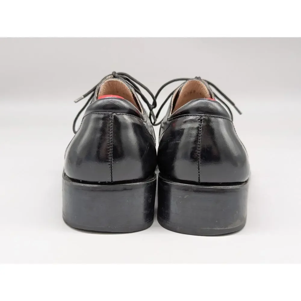 Dong Hai Dress Shoe Mens Black Leather Classic Round Toe Oxfords Size 42